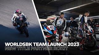 BMW Motorrad Motorsport WSBK Team 2023 — ROKiT as New Title Sponsor