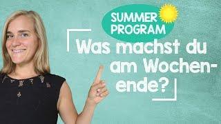 Sommerprogramm #19 - Was machst du am Wochenende? - How to Respond?! A2/B1