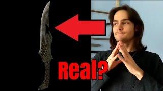 Are the daggers in Skyrim realistic?