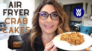 WW AIR FRYER CRAB CAKES | LOW POINTS & DELICIOUS  | WEIGHT WATCHERS!!