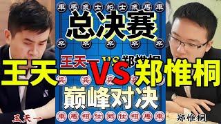 王天一vs郑惟桐，冠军争夺战，2016全国象棋个人赛终极对决，巅峰对局【四郎讲棋】