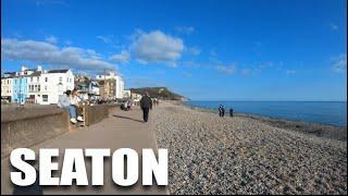 Seaton - Devon - England - 4K Virtual Walk