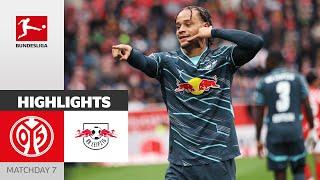 Xavi Strikes Early On | 1. FSV Mainz 05 - RB Leipzig 0-2 | Highlights | MD 7 – Bundesliga 2024/25