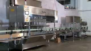 8 head oil filling and capping machine