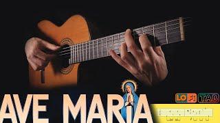 Soulful Lo-Fi AVE MARIA  Serene Pizzicato Fingerstyle (TABs included)