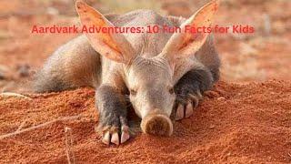 Aardvark Adventures: 10 Fun Facts for Kids #kidsvideo #wildlife #triviaandotherthings