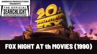 20th Century Fox synchs to Fox Night at the Movies (1990) (Audio synch) | SS (#164) RU