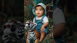 "Fearless Baby Meets Roaring Tiger!