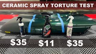 CERAMIC SPRAY TORTURE TEST - NEXGEN VS TORQUE VS SEAL N SHINE