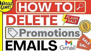 How to delete all promotion emails in Gmail