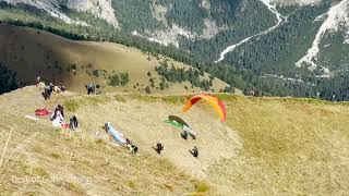 Rotors & Dust devils on the Col Rodella Dolomites Italy at Fassa Sky Expo | Paragliding Gone Wrong