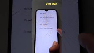 Vivo y12s Erase All Data !! Vivo y12s  Reset Setting !! Reset Kaise Karen !! #shorts #ytshorts #tech