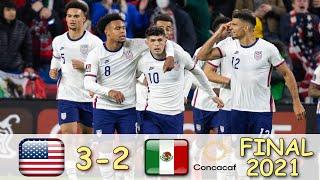 USA vs Mexico (3-2) All Goals & Extended Highlights CONCACAF Gold Cup