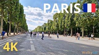 Paris, France - Walking tour in the Summer Olympic Games areas  - Paris 4K