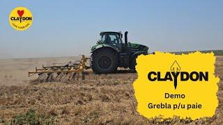 RO Grebla de paie Claydon. Gestionarea resturilor vegetale.