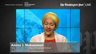 Amina J. Mohammed says humanitarian aid shouldn’t be withheld from Afghanistan