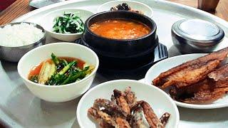 된장찌개 1인분 5000원ㅣ소박하고 정갈한 리얼 집 밥ㅣKorean street food