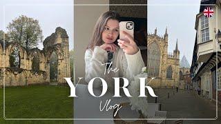 HELLO YORK!! | A Travel Vlog through York | UK Vlog