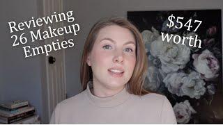 26 Makeup Empties with Tracked Uses | #TooMuchTrash