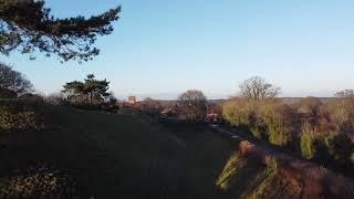 Castle Rising Castle By Drone