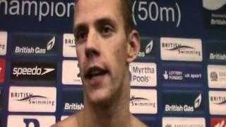 Ross Davenport wins the Men's 200m Freestyle in Manchester