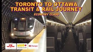 Toronto to Ottawa Transit & Rail Journey | Economy Class