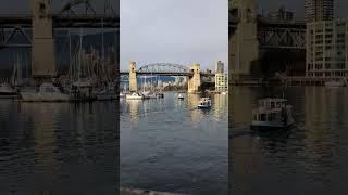 A Glimpse of Vancouver's Golden Hour #granvilleisland #vancouver #shorts