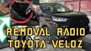 HOW TO REMOVE RADIO OR FRAME TOYOTA VELOZ 2022 2023.