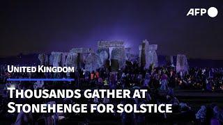 Thousands gather at Stonehenge to celebrate summer solstice | AFP