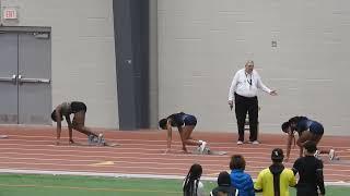 Mirai Bernard (Lane 6) and her Bullis Teammates Go 24.33, 24.54. 24.66 in 200 Meter Race