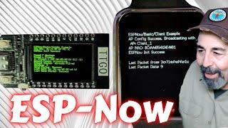 ESP-Now on TTGO T-Display and T-Watch 2020