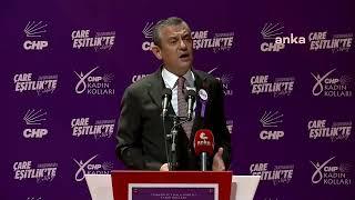 CHP Kadın Kolları'nın düzenlediği Çare Eşitlikte Çalıştayı / Ankara #Canlı