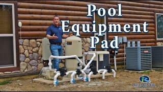 How big will your pool equipment pad be?