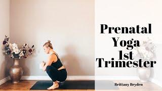 15-minute Prenatal yoga | First trimester with Brittany Bryden