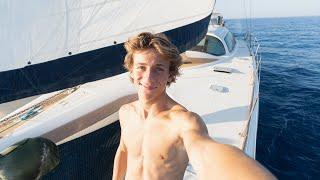 a day in my life ( teen sailing the world )