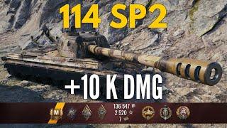 Pro Tips: Mastering 114 SP2 Gameplay +10K DMG - WORLD OF TANKS