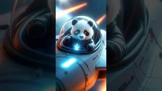 Baby Panda’s Galactic Quest: A Heroic Space Adventure #shorts