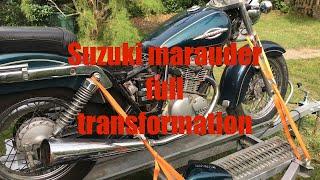 Suzuki marauder 125  bobber  full transformation