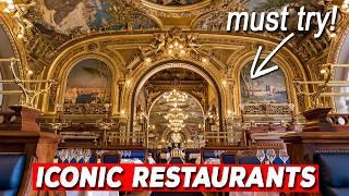 Paris' Most ICONIC Restaurants (You Must-Try Once)