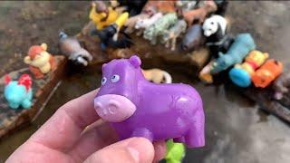 Splish-Splash Zoo Adventure: Toy Animals at the River