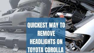 Replace 2003-2008 Toyota Corolla Headlight / Bulb, How to Change Install