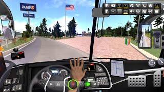 Bus Simulator : Ultimate | USA Drive   | Zuuks | Mobile Gameplay | Drive with Devil 