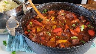 HEARTY SLOW COOKED BEEF STEW | BEST BEEF STEW RECIPE, Comforting and Delicious