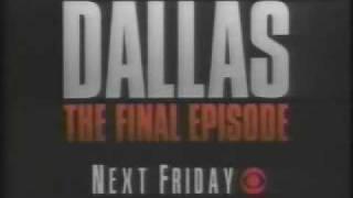 Dallas Finale Promo (4-26-1991)