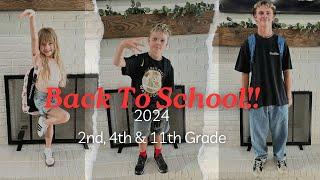 Back To School 2024!! 2nd, 4th and Junior Year!!