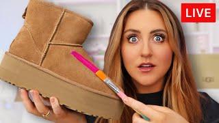 Customizing UGGS and Giving them Away!  LIVE EXPERIENCE 