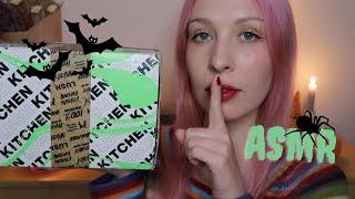 [ASMR] halloweenowa przesyłka od LUSH 🫧 (package sounds, tapping, scratching)