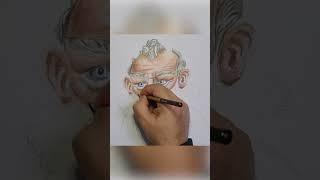 Guillermo del Toro's Pinocchio| Geppetto  #art #drawing #artvlog #edwardart #zeldaart #artprocess