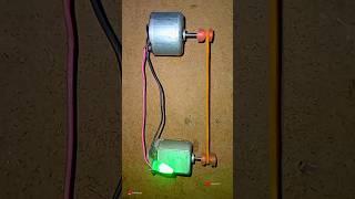 Free Energy • DC Motor Generator | #tech #dcmotor #freeenergy #youtubeshorts