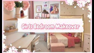 GIRL BEDROOM IDEAS  PINK & CHERRY COZY GIRLS BEDROOM  DECORATE WITH ME